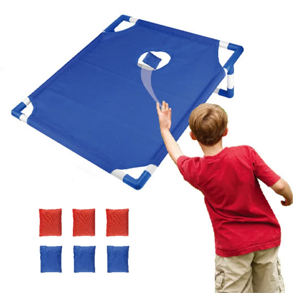 Portable Cornhole Set — Board & 6 Bean Bags 2