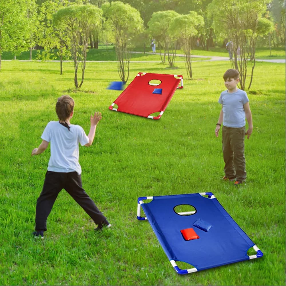 Portable Cornhole Set — Board & 6 Bean Bags 4