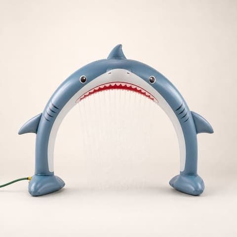 Giant Shark Water Arch — Inflatable Sprinkler