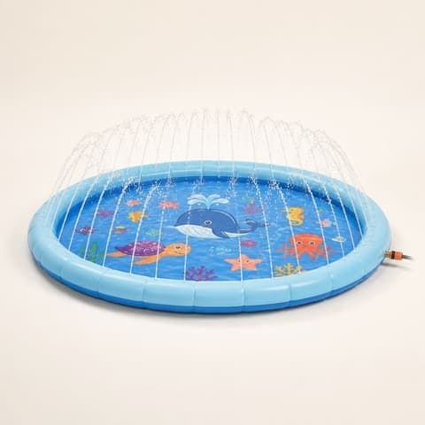 Kids Splash Pad Sprinkler — Inflatable Water Play Mat