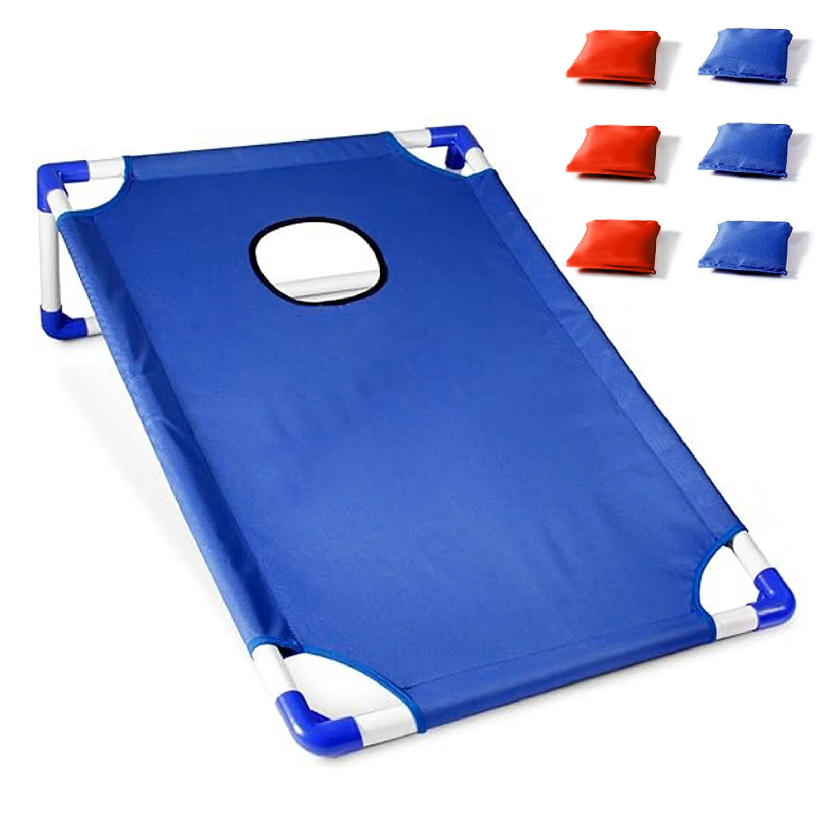 Portable Cornhole Set — Board & 6 Bean Bags