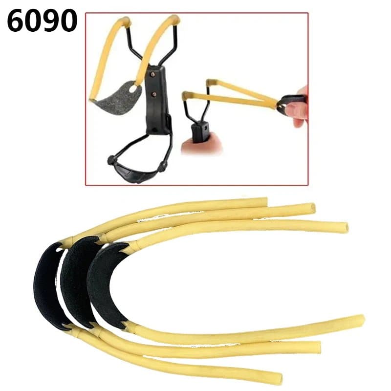 6090 Slingshot Band Rubber Latex Bands Catapult Powerful Pocket Hunting Outdoor Sports Elastic Replacement