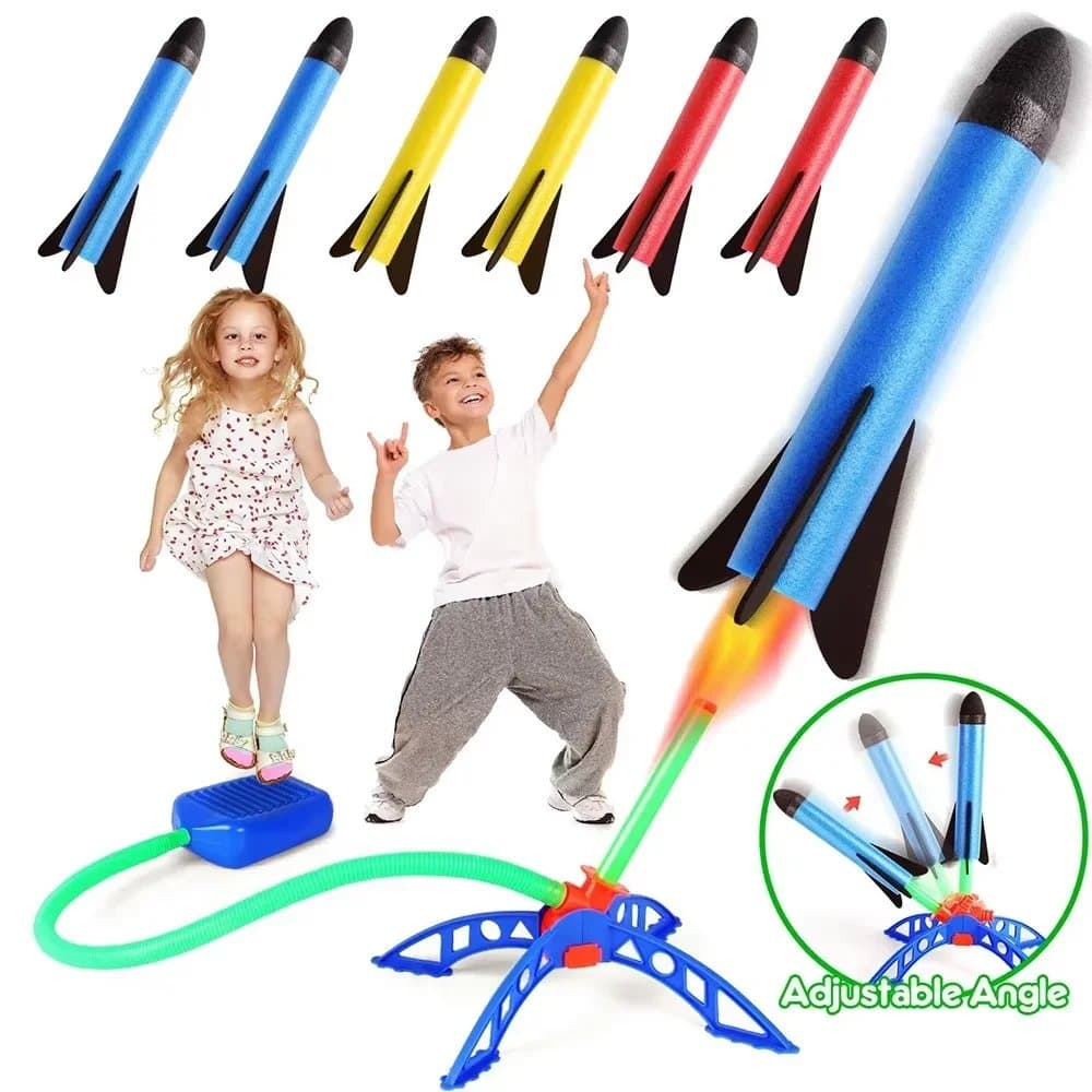 Stomp Rocket Launcher — Jump & Launch Outdoor Toy
